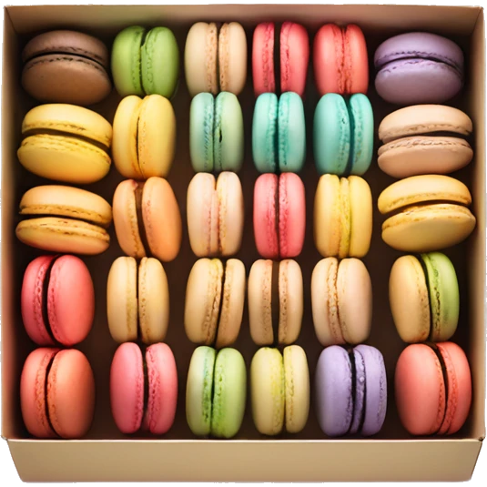 Box of macarons  emoji