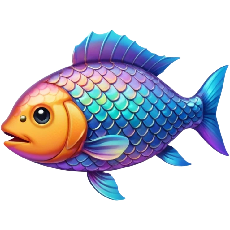 Fish with iPhone  emoji