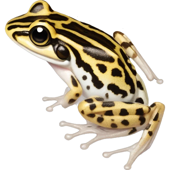 Pickerel frog side view  emoji