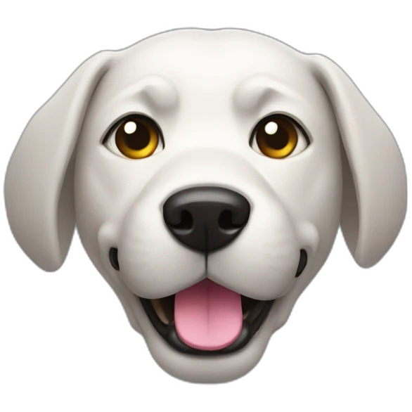 dog with light sticks emoji