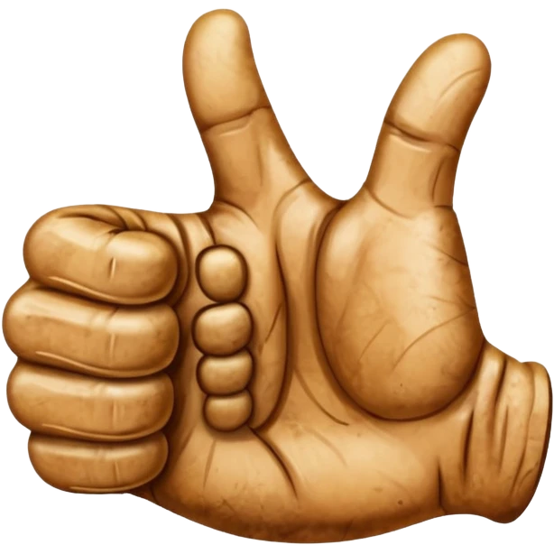 Shitty thumbs up emoji