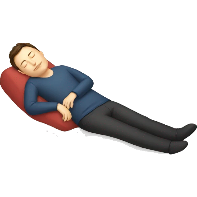 Elon musk sleeping  emoji