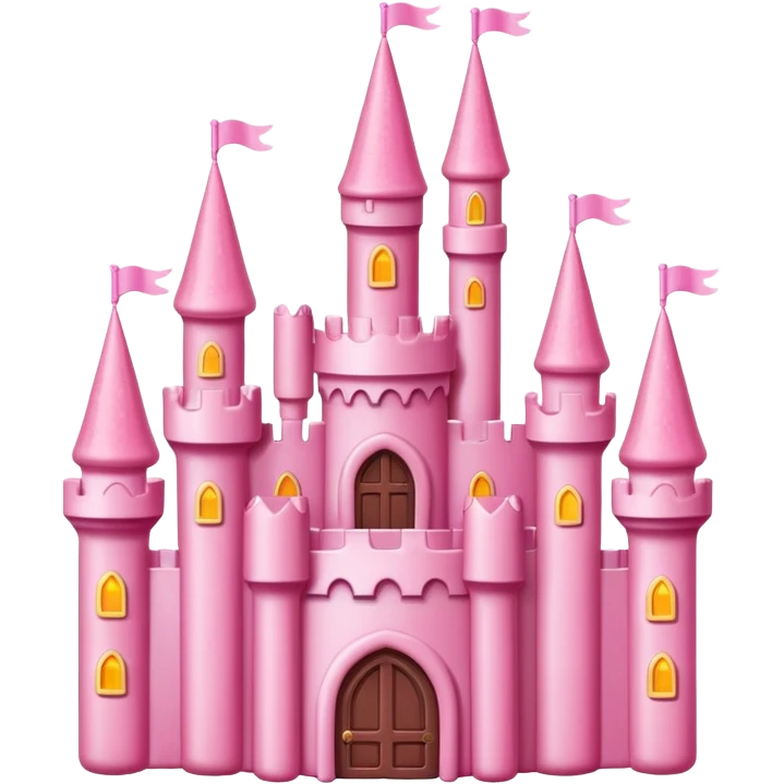 pink candy castle emoji