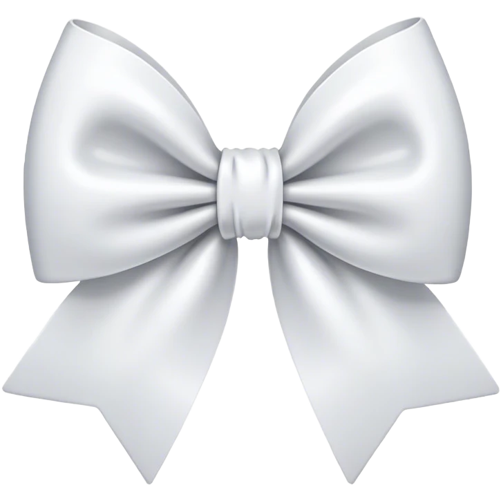 white bow emoji