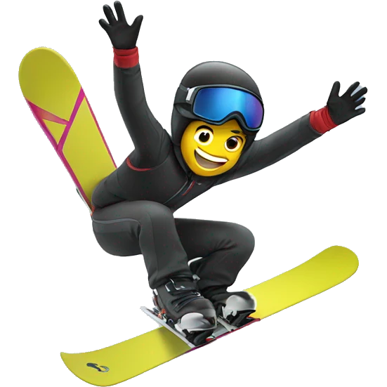 backflip ski emoji