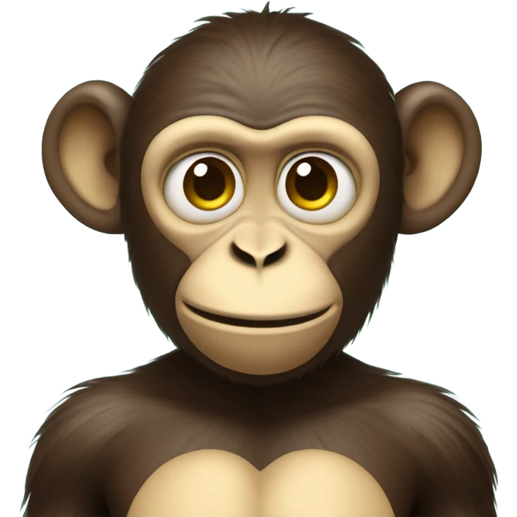 Emoji monkey with heart eyes and bananas  emoji