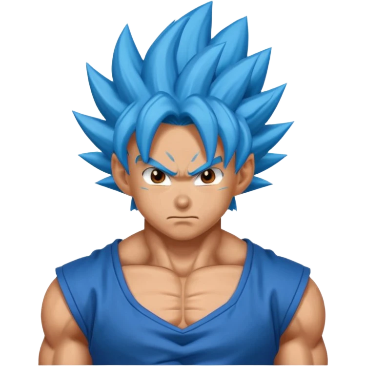 Goku in Super Saiyan Blue  emoji