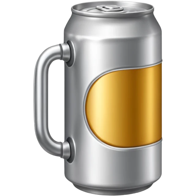 beer can on its side simple emoji