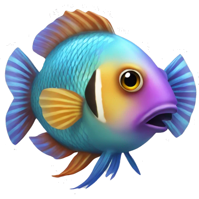 Exotic fish emoji