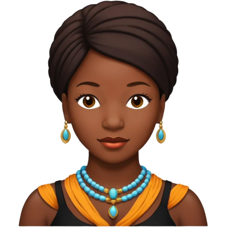 India Arie with dark brown hair emoji