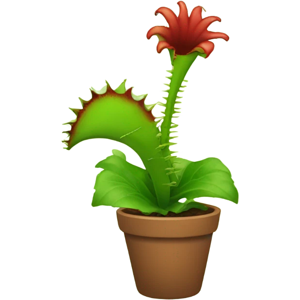Venus flytrap emoji