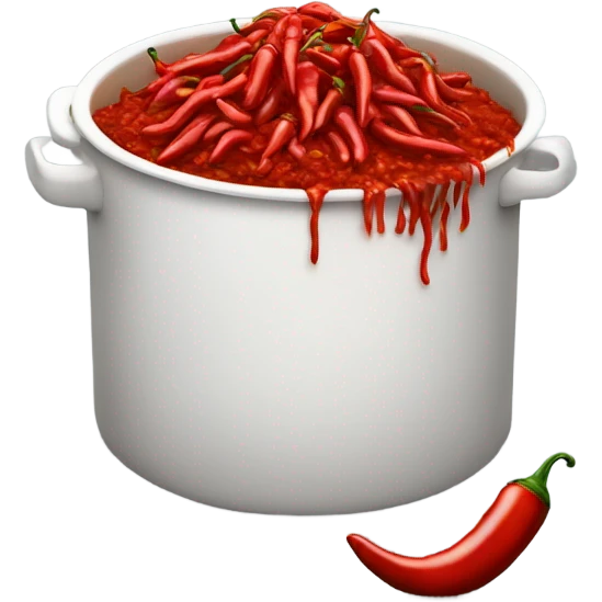 And massive pot of chilli being spilled  emoji