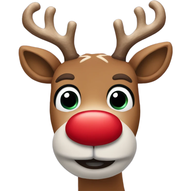 Red Nosed Reindeer emoji