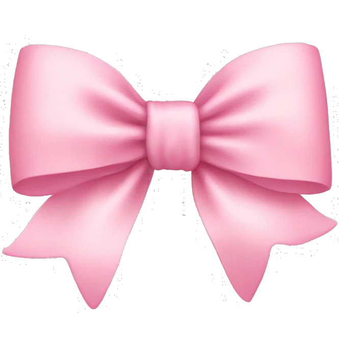 Baby pink bow emoji
