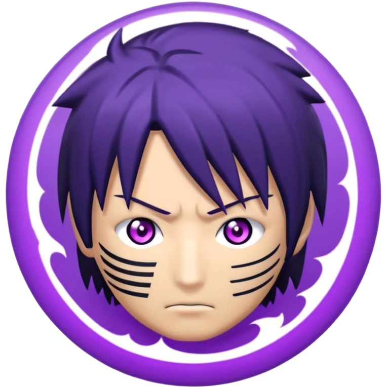 Make Sasuke rinnegan real emoji like in anime emoji