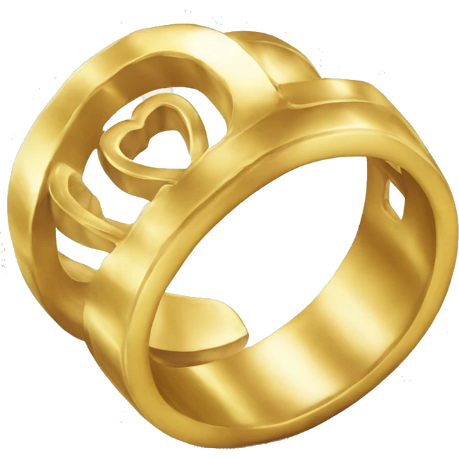 Gold ring emoji
