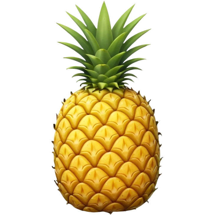 half eaten pineapple emoji