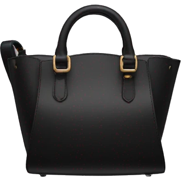 Black Heel and Black HandBag emoji