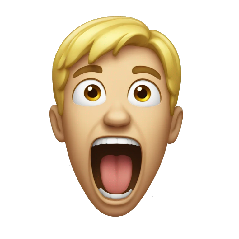 screaming emoji