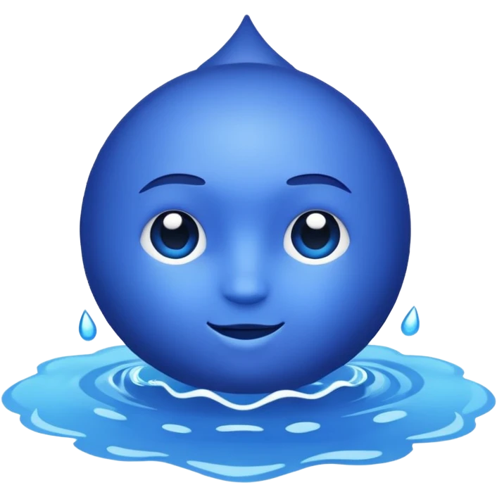 Blue emoji