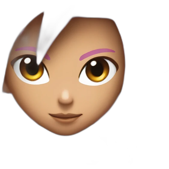 Black goku rosé emoji