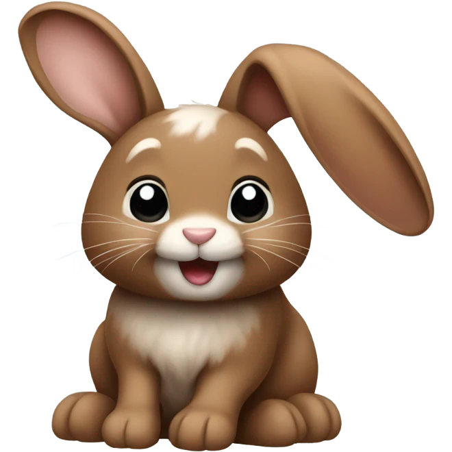 Bunny brown emoji