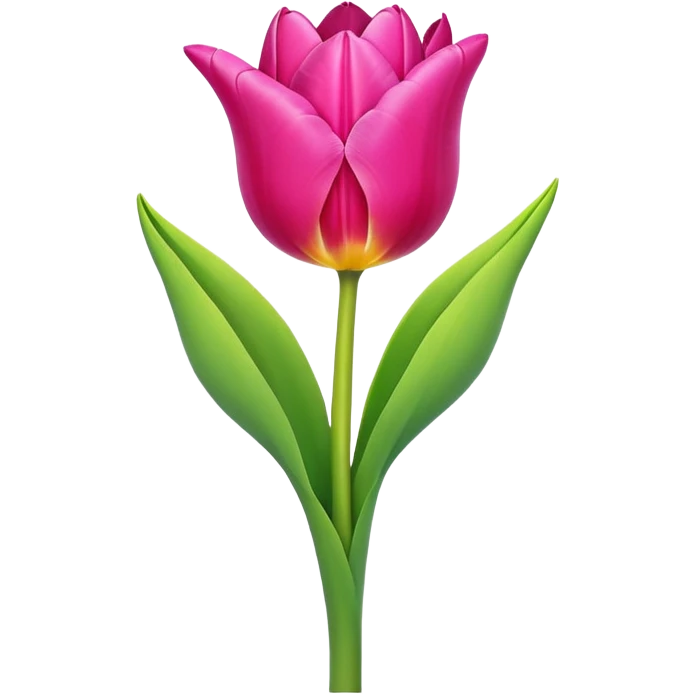 Tulipe à esthétique ￼ emoji