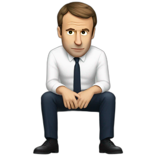 macron-pooping emoji