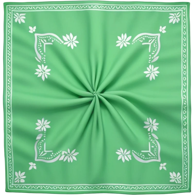 Light green bandana  emoji
