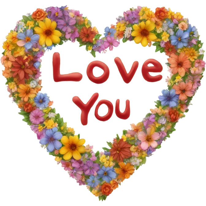 We love you emoji