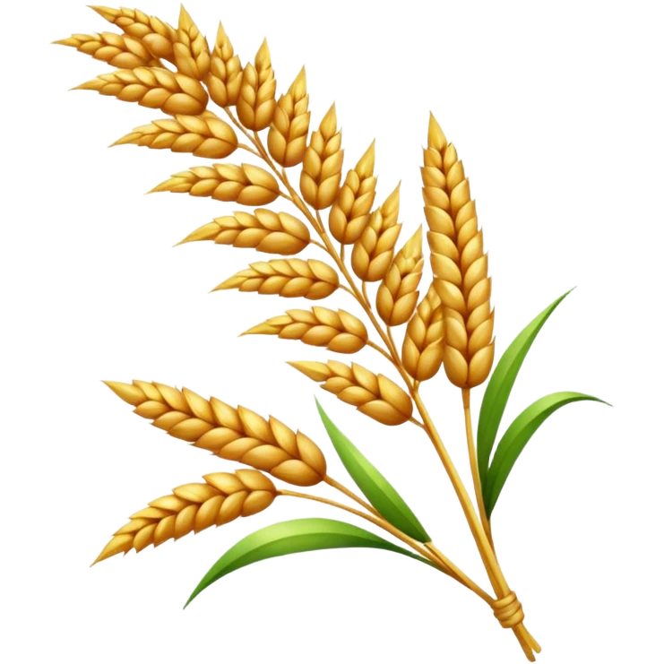 Ear of wheat emoji