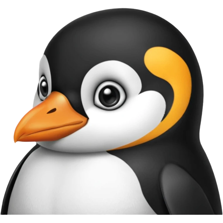 sad penguin emoji