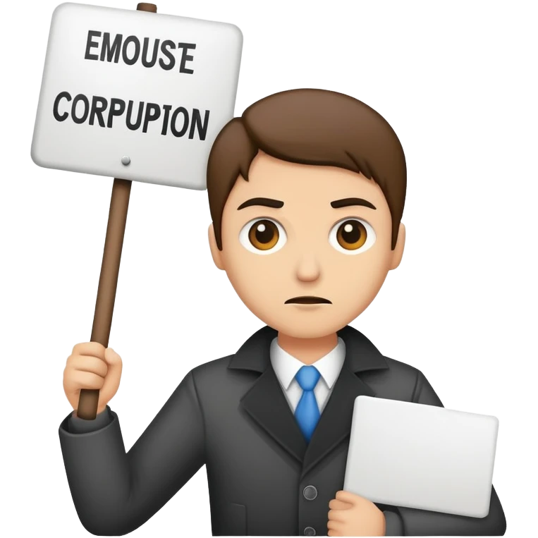 Скажи коррупции нет emoji