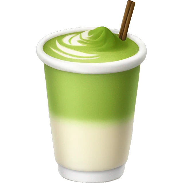 Matcha latte  emoji