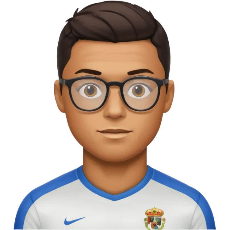 ronaldo with glasses emoji