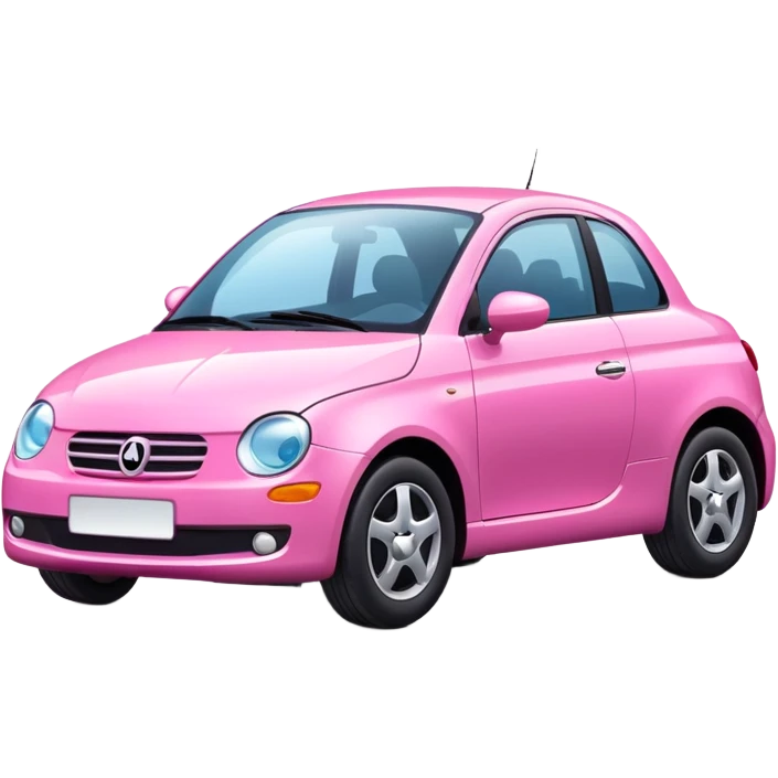 Pink car emoji