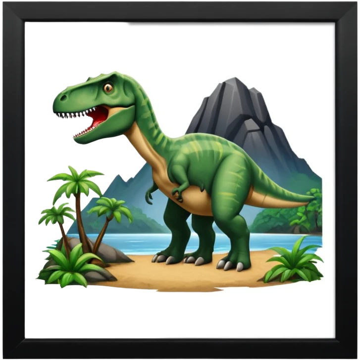 Jurassic park emoji