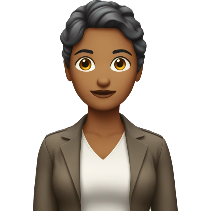 Mujer con pesas emoji
