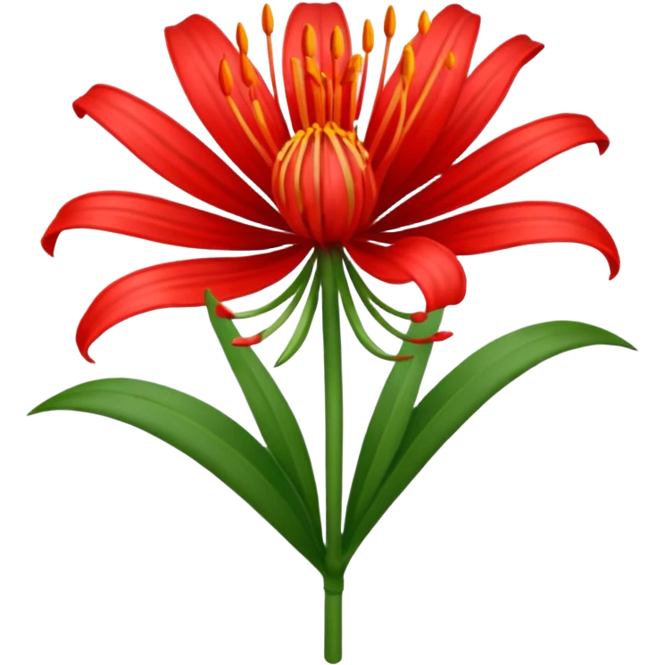 Quiero un emoji lindo para mí novia de la flor lycoris radiata emoji
