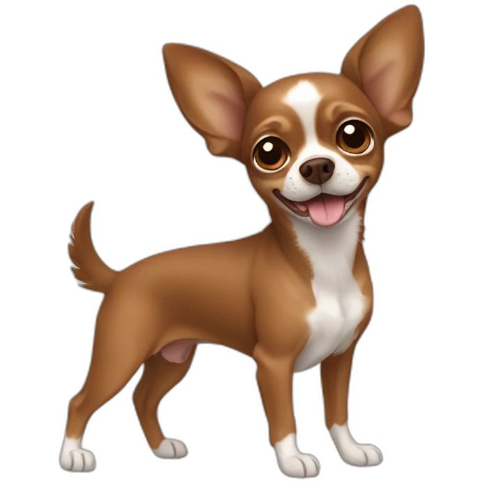 Brown Chihuahua spaniel emoji