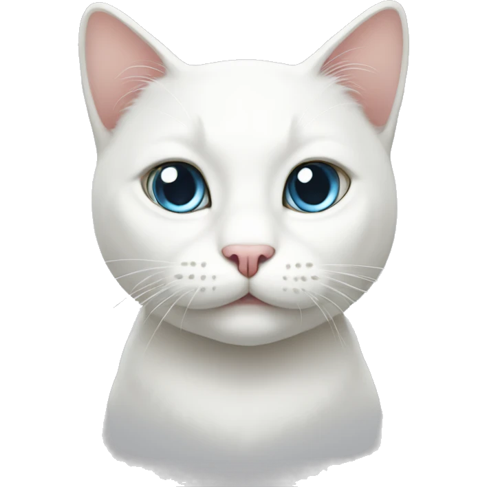 White cat  emoji