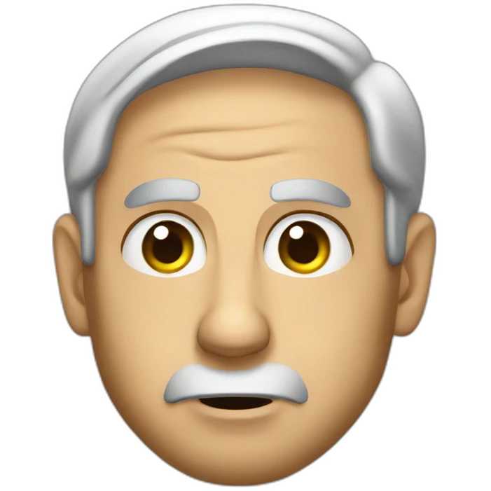 Netanyahu looking scared emoji
