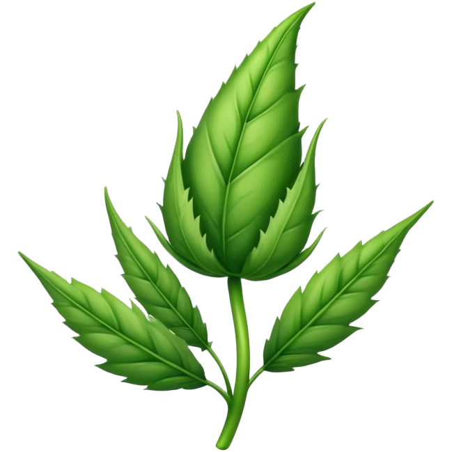 Weed bud emoji