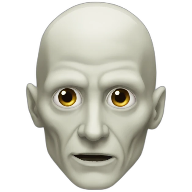 voldemort without nose emoji