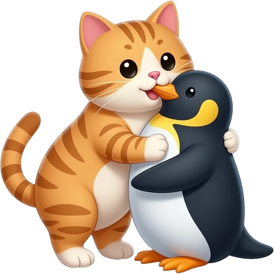 make a cat humping a p[enguin emoji