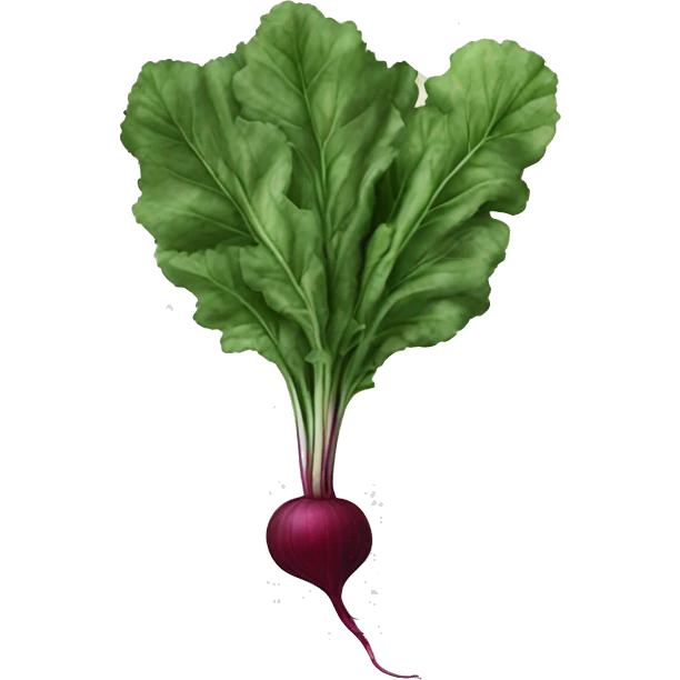 a single piece of beet greens emoji