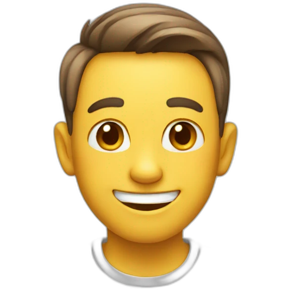 Smile with big ears emoji