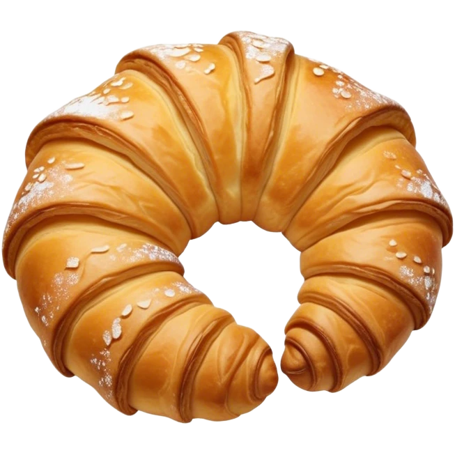 Cinematic Realistic Rustic French Croissant Pastry Emoji, depicted as a flaky, buttery crescent with delicate, layered textures and a slight, intentional char along the edges that imparts a rustic, artisanal charm. The golden, crispy exterior shows a hint of burnt nuance, rendered with warm, inviting lighting and exquisite detail to capture its time-honored, imperfect perfection. emoji