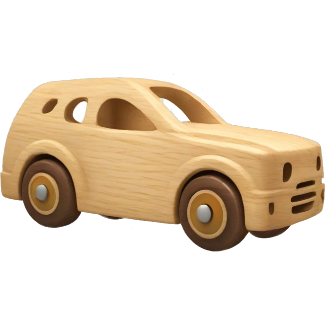 Car Wooden toy emoji