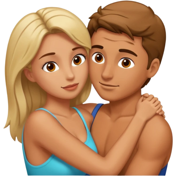 Un hombre y una mujer haciendo porno emoji
